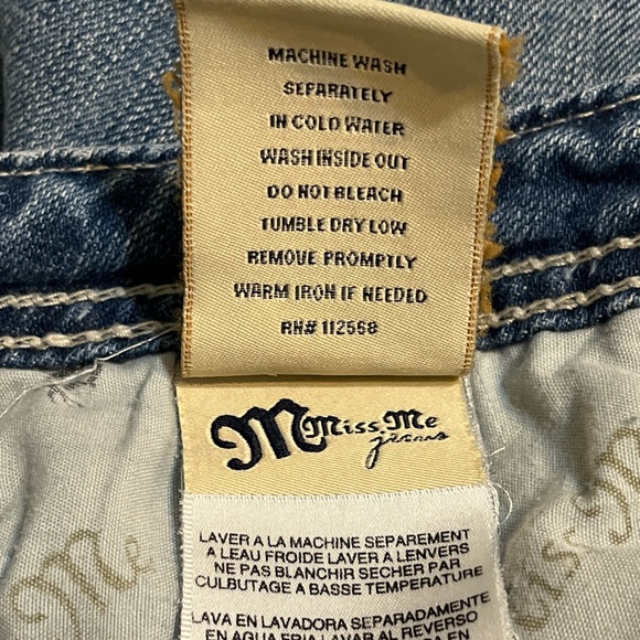 Miss Me Embellished Distressed Medium-Wash Shorts |27 - Picture 15 of 15